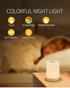 Veilleuse multifonction à DEL pour chambre d'enfant Veilleuses à <span class=keywords><strong>piles</strong></span> rechargeables pour adultes et tout-petits Veilleuse bébé - Product Image 6