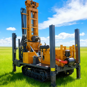 새로운 중국산 디젤 엔진 물 우물 드릴링 장비 기계 200m 회전 펌프 목표 200m 드릴링 깊이 건설 모바일 - Product Image 1