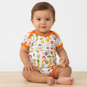 Body de Bebé Premium al por Mayor, Ropa para Recién Nacidos, Fabricante de Marca Privada, Traje de Verano de Algodón Orgánico, Proveedor al por Mayor - Product Image 1
