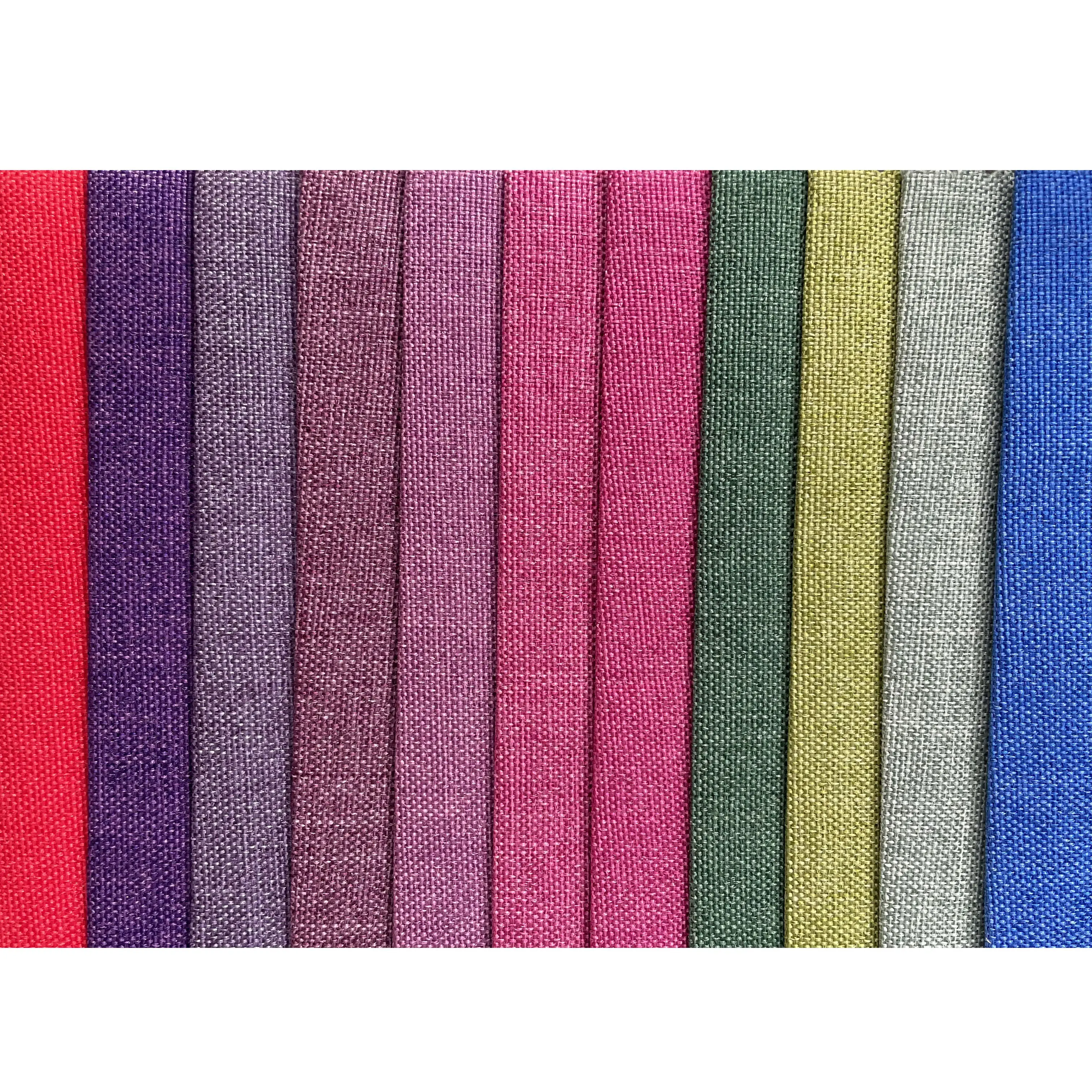 Casa Têxteis de fábrica Hot fábrica multi-color Wholesale100 % poliéster China camurça tecido para sofá couro tecido sentimento