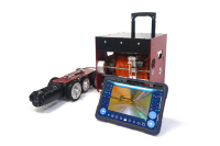 Caméra robotique d'inspection industrielle pour la détection des défauts par IA avec vue à 360° °   Rotation, 220 °   Fonction de zoom et de mise au point macro