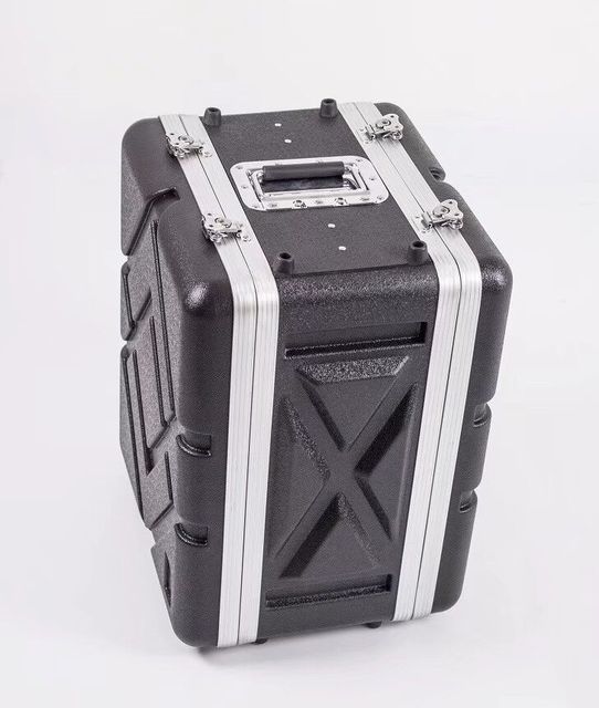 Good Price  8 Inch 2U/3U/4U/6U/8U/10U/12U Hard Shell Black Flight Rack Case ABS Case OEM