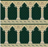 Tapis de prière antidérapant sur mesure pour mosquée, imprimé à la machine, grand format, fabricant direct pour la rénovation d'églises