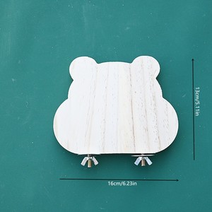 <strong>Parrot</strong> Hamster Platform Solid Wood Springboard Jumping Platform Treads Birdcage Climbing Biting Teeth Grinding <strong>Toy</strong> - Product Image 2