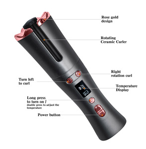 Auto Rotating Curling Iron Rechargeable <strong>Cordless</strong> <strong>Automatic</strong> <strong>Curler</strong> Professional Curl Iron 360 Hair <strong>Curler</strong> - Product Image 6