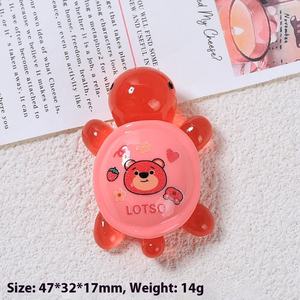 크리에이 티브 귀여운 만화 빛나는 거북이 수지 매력 DIY 장식 블라인드 박스 가방 액세서리 장식을위한 작은 장식품 - Product Image 5