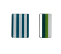 Jeu de Mahjong américain en acrylique Tiles160 - Fairways & Flowers, un cadeau de jeu luxueux et élégant