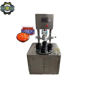 Golden Harvest WF-XG4 semi-automatic juice glass jar capping vacuum capping machine is suitable for caviar