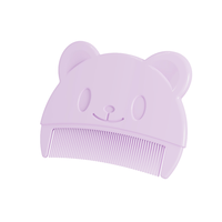 Brosse à cheveux de bébé étanche en Silicone, ensemble de peignes de bébé réutilisables pour nettoyer les cheveux de bébé