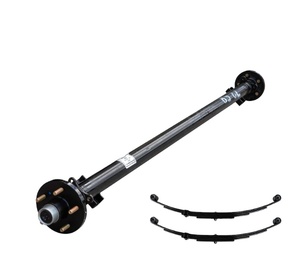 Nouvelle fabrication chinoise Essieu de remorque à rouleaux de 3500 lb avec ressorts et moyeu à 5 goujons - Product Image 4