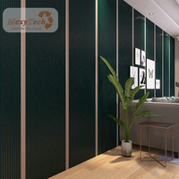 Panneau Wpc blanc personnalisé Panneau mural extérieur acoustique en bois facile à installer