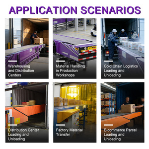 Attrezzatura Industriale per Magazzini e Banchine di Carico, per Carico e Scarico Rapido di Camion con Nastro Trasportatore Telescopico a Velocità Regolabile - Product Image 5