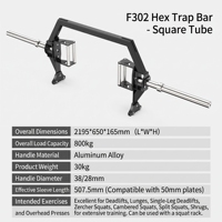 Barre de musculation hexagonale robuste, barre hexagonale multi-prise pour la musculation à domicile, l'haltérophilie et l'entraînement de force