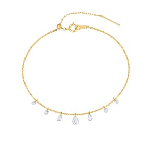 สร้อยข้อมือทองคำขาวแท้ 18K ประดับเพชรทรงกลมเจียระไนแบบบริลเลียนท์ น้ำหนัก 0.63 กะรัต เพาะเลี้ยงในห้องปฏิบัติการ |   เพชรทรงกลมเจียระไนแบบบริลเลียนท์ ผลิตในห้องปฏิบัติการ - Product Image 1