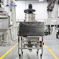 Station d'alimentation haute performance Détergent/Lavage/Poudre de gypse Décharger les sacs Station de vidage avec sac d'alimentation Vibro Sifter
