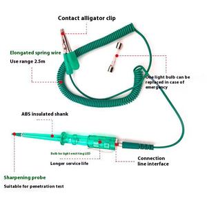 Devre Test aleti kalem otomatik Test probu bakır dedektörü gerilim Volt metre kalem DC 6V 12V 24V araba ışık - Product Image 5