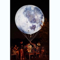 Décorations de fête décorations de lune gonflables planète gonflable géante lune pour affichage croissant de lune gonflable