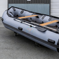 Bateau de pêche gonflable en PVC pour 4 à 12 personnes, Schlauchboot, grand yacht, Hypalon, bateau pneumatique robuste, bateau pneumatique avec moteur
