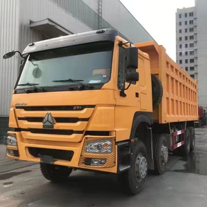 Sinotruk 12 Banden Hydraulische 40 50 60 Ton 375hp Howo 8X4 Kipper Truck - Product Image 2