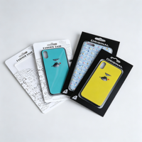 Boîte d'emballage personnalisée en carton portable pour étui de téléphone avec emballage blister et pochettes pour étui de protection de smartphone