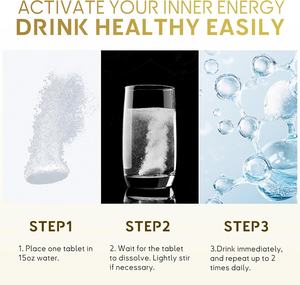 Vigo all'ingrosso OEM H2 molecolare di idrogeno compressa integratore alimentare rilascio di tempo 8 PPM compresse di acqua per il supporto del cervello e di energia - Product Image 4