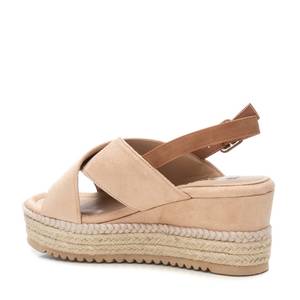 Sandalias de Plataforma Beige para Mujer, Estilo Espadrille, Marca Refresh - Product Image 3