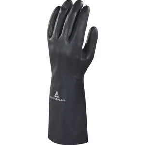 EN ISO 374-5 certificato VE511 in Neoprene nero rivestito con fodera di cotone resistente ai prodotti chimici guanti da <span class=keywords><strong>lavoro</strong></span> - Product Image 6