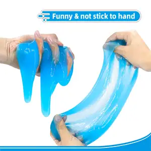 SISLAND Azul New Hot Sale Soft Slime Claro Colorido Cristal Slime Perfumado Stress Relief Slime