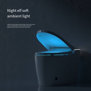 Vente directe en gros, version haut de gamme, sanitaires intelligents, <span class=keywords><strong>WC</strong></span> allongé à poser au sol, siège chauffant automatique intelligent avec télécommande - Product Image 3