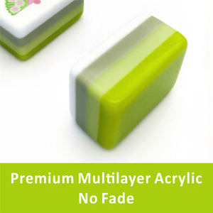 Stock in American-<b>Mahjong</b> American <b>Mahjong</b> Tiles <b>Set</b> Modern Foldable Portable 4-Layer Acrylic Mahj Tiles <b>Set</b> with 4-Color - Product Image 6