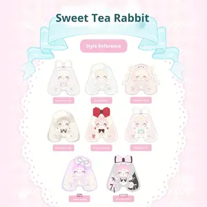 LuckyDeerNai Serie Coniglietto del Tè Dolce Peluche Blind Box Trendy Statuette di Coniglietto Buonanotte per Regali per Ragazzi e Ragazze - Product Image 4