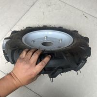 Nouvelles roues pleines en EVA 4.00-10 pour micro-motoculteurs, pneus de machines agricoles pour tracteurs, vente au détail et hôtels