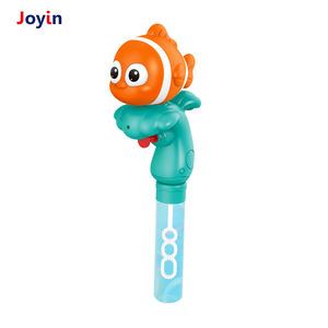 ปืนฉีดน้ำปลาขนาดเล็กแบบ2ใน1ไม้กายสิทธิ์ของเล่นมหาสมุทรสเปรย์และฟองสบู่สนุกสำหรับเด็กเกมชายหาดกลางแจ้งและการเล่นในฤดูร้อน - Product Image 3