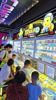 Machine de jeu d'arcade à billes roulantes Magic Amusement Nai Long, 2 joueurs, à monnayeur, en métal et acrylique, tension universelle pour jeux