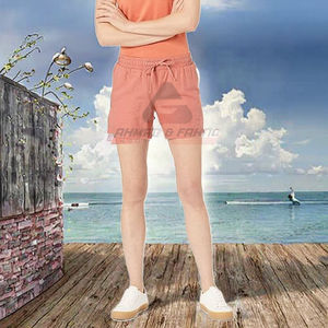 Nouveauté été 2025 – Short de cyclisme décontracté pour femme, taille élastique brillante, coupe ajustée, en satin uni, idéal pour le sport, le yoga et la gym - Product Image 3