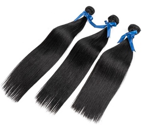 Extensiones de Cabello Liso Ondulado Súper Largo de 18-36 Pulgadas, Grado 8A, No <span class=keywords><strong>Remy</strong></span>, 100g, Color Negro Natural, Paquetes de Cabello Brasileño Baratos - Product Image 1