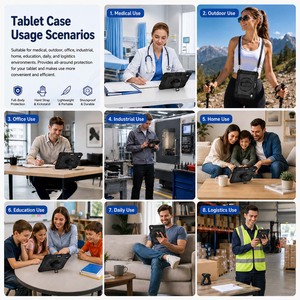 Étui robuste pour <span class=keywords><strong>tablette</strong></span> résistant aux chocs pour enfants avec support rotatif, <span class=keywords><strong>protection</strong></span> intégrale durable pour l'école et la salle de classe pour <span class=keywords><strong>Samsung</strong></span> Tab S8 11 <span class=keywords><strong>pouces</strong></span> - Product Image 6