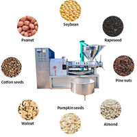 Hete Verkopende Zonnebloemolie Persmachine Ricinusolie Koudgeperste Organische Schroef Palmfruit Kokosolie Persmachine