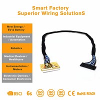 Harnais de câblage PBT d'extension APIM de synchronisation électrique 32 broches pour les applications d'instrumentation et de communication des appareils électroniques