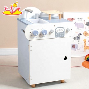 Jouet de lave-vaisselle en bois de qualité supérieure-Simulation de maison de jeu de cuisine réaliste pour enfants W10D857 - Product Image 3