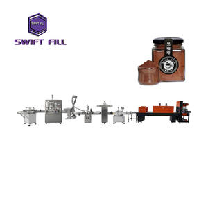 Ligne de production de remplissage de poudre de café personnalisée en usine, à tête unique, avec élévateur, petite machine de capsulage pour flacons en verre, <span class=keywords><strong>contrôle</strong></span> PLC 24 - Product Image 6