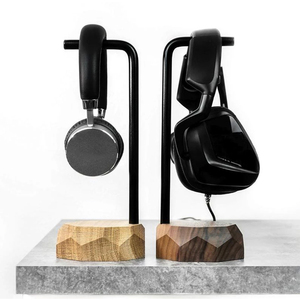 Soporte personalizado de alta gama para auriculares, soporte de exhibición de madera de diseño único para auriculares - Product Image 4
