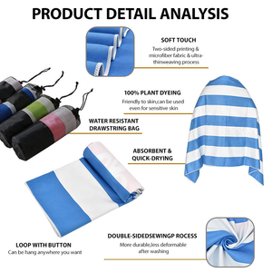 Best Selling RPET Wholesale Recycled Lighter Beach <strong>Towel</strong> Customized Oversize Sand Free <strong>Quick</strong> <strong>Drying</strong> Microfiber Beach <strong>Towel</strong> - Product Image 2