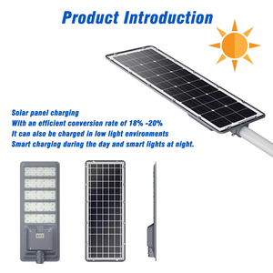 <span class=keywords><strong>Solar</strong></span> betriebene LED-Straßen laterne mit Bewegungs sensor Außen wasserdicht 300W 400W 500W All-in-One-<span class=keywords><strong>Solar</strong></span>-Straßen laterne - Product Image 4