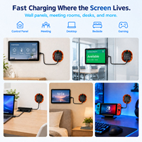 Boîtier de jonction encastré 30W avec module de chargeur USB-C PD, alimentation intégrée sans adaptateur externe