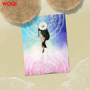เสื่อโยคะ WOQI หนา 6 มม. พับได้ กันลื่น ซับแรงกระแทก สำหรับออกกำลังกายที่บ้าน ใช้ในร่ม เหมาะสำหรับทุกเพศทุกวัย ลายดอกไม้ - Product Image 1