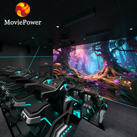 Simulador de Cine Volador 7D/9D para Interiores, Equipo VR/AR/MR con Construcción de Fibra de Vidrio y Metal para Uso en Centros Comerciales, 100 Películas Gratis
