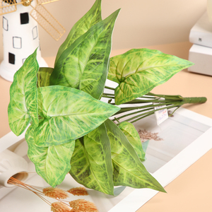 Hojas Artificiales Grandes Novedad 2026 para Techos, Suministros <span class=keywords><strong>de</strong></span> Jardinería Creativa, Persianas, Cortinas y Contraventanas, Hoja Verde Artificial - Product Image 4