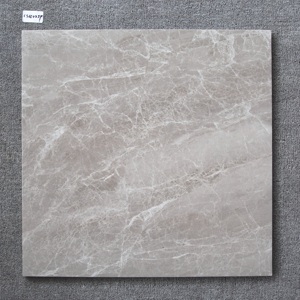 Gạch lát nền men sứ hiện đại 600x600mm, bề mặt hoàn toàn bóng kính