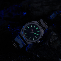 Reloj Mecánico Automático de Lujo para Hombre, con Cristal, Puntero, Correa de Acero Inoxidable, Movimiento SEIKO, Diseño Elegante y Moderno